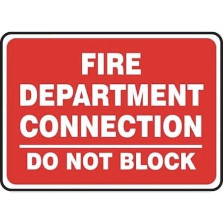 Accuform SAFETY SIGN FIRE DEPARTMENT MEXG549RV MEXG549RV